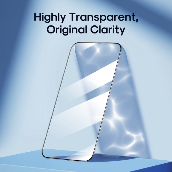 For iPhone 14 Plus JOYROOM JR-H03 2.5D Screen Printing Full Screen Black Edge Tempered Glass Film