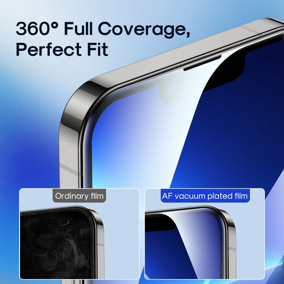For iPhone 14 Plus JOYROOM JR-H03 2.5D Screen Printing Full Screen Black Edge Tempered Glass Film