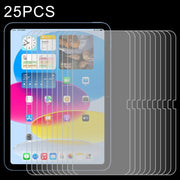 For iPad 2025 / 2022 25pcs 0.26mm 9H 2.5D Explosion-proof Tempered Glass Film