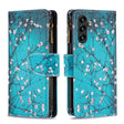 For Samsung Galaxy A14 5G Colored Drawing Pattern Zipper Leather Phone Case(Plum Blossom) - free shipping - PMC TechLife - Order now!