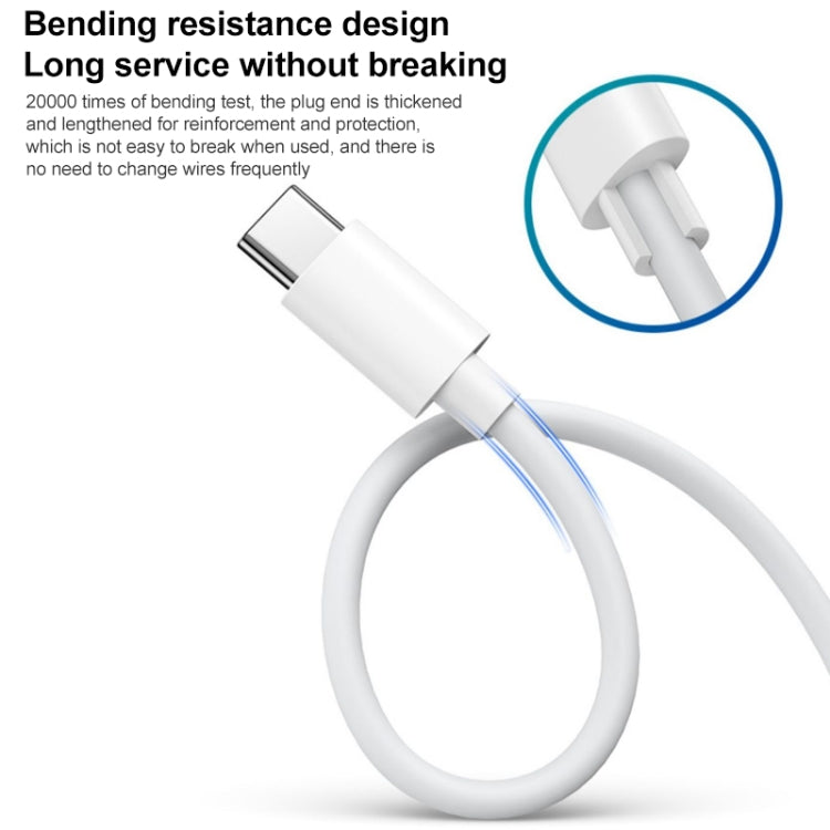 For Huawei MateBook Laptop Fast Charging Cable 65W Dual Type-C Interface Charging Data Cable Length:1m