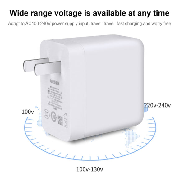 65W Warp Flash Charging Mobile Phone Adapter, Style:65W Charger+2m Fast Charging Cable