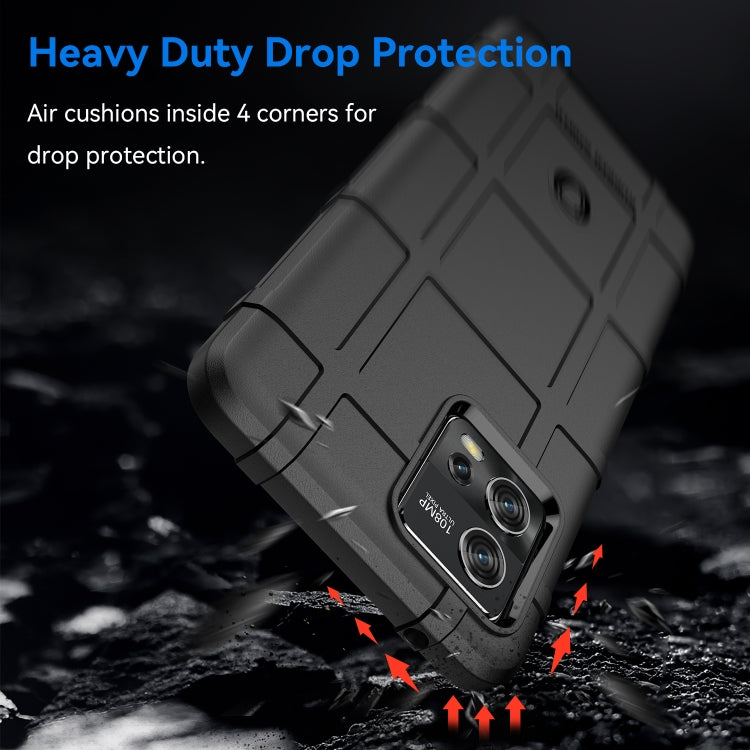For Motorola Moto G72 Full Coverage Shockproof TPU Phone Case(Black)