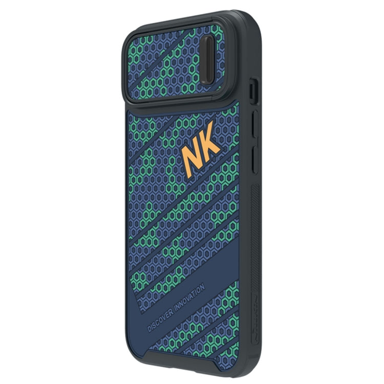 For iPhone 14 NILLKIN 3D Lens Sliding Camera Phone Case