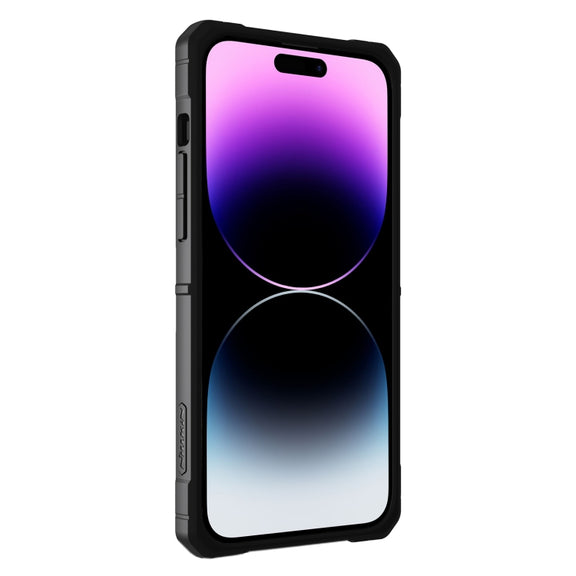 For iPhone 14 Pro Max NILLKIN Sliding Camera Cover Design TPU + PC Phone Case(Blue)