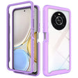 For Honor X9 4G / 5G / Magic 4 Lite Starry Sky Solid Color Shockproof TPU Clear PC Phone Case(Purple) - free shipping - PMC TechLife - Order now!