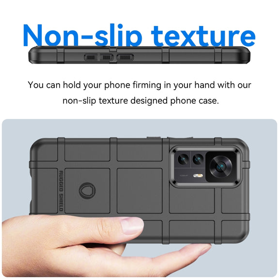 For Xiaomi 12T / Xiaomi 12T Pro / Redmi K50 Ultra Full Coverage Shockproof TPU Phone Case(Black)