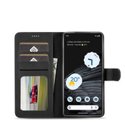 For Google Pixel 7 LC.IMEEKE Calf Texture Horizontal Flip Leather Case(Black)