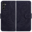 For Samsung Galaxy A14 5G Tiger Embossing Pattern Horizontal Flip Leather Phone Case(Black) - free shipping - PMC TechLife - Order now!