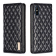 For Xiaomi Redmi 9A Diamond Lattice Magnetic Leather Flip Phone Case(Black) - free shipping - PMC TechLife - Order now!