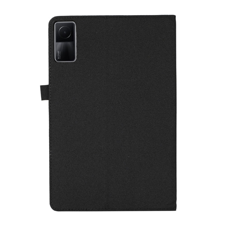 For Xiaomi Redmi Pad 10.61 Fabric Leather Tablet Case(Black)