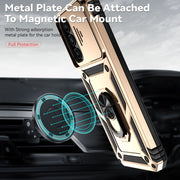 For Samsung Galaxy A14 5G Sliding Camshield Holder Phone Case(Gold)
