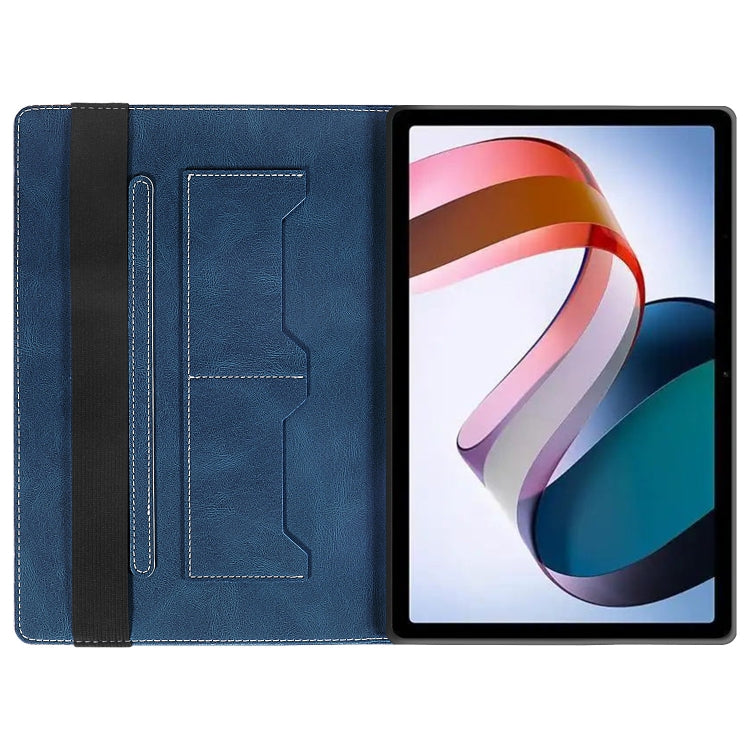 For Xiaomi Redmi Pad 10.61 Splicing Series Tablet PC Leather Case(Royal Blue)