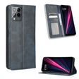 For T-Mobile REVVL 6 Pro 5G Magnetic Buckle Retro Texture Leather Phone Case(Blue) - More Brand by PMC TechLife | Online Shopping South Africa | PMC TechLife
