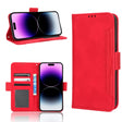 For iPhone 14 Pro Skin Feel Calf Texture Card Slots Leather Phone Case(Red) - free shipping - PMC TechLife - Order now!
