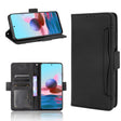 For Xiaomi Poco M5S / Redmi Note 10 4G / 10S Skin Feel Calf Texture Card Slots Leather Phone Case(Black) - free shipping - PMC TechLife - Order now!