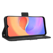 For ZTE Blade A52 Lite Skin Feel Calf Texture Card Slots Leather Phone Case(Black)