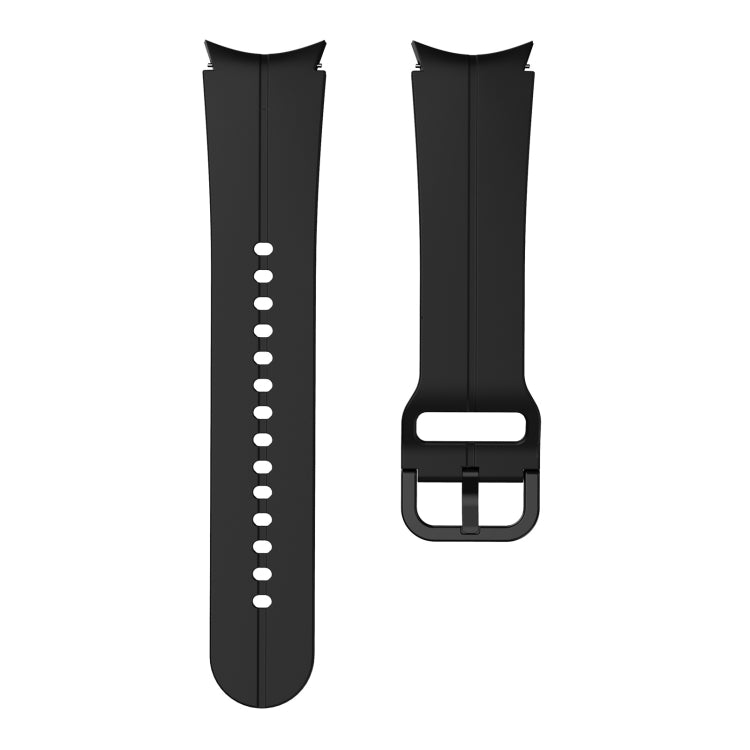 For Samsung Galaxy Watch 5 Pro 45mm Colorful Buckle Silicone Watch Band(Black)
