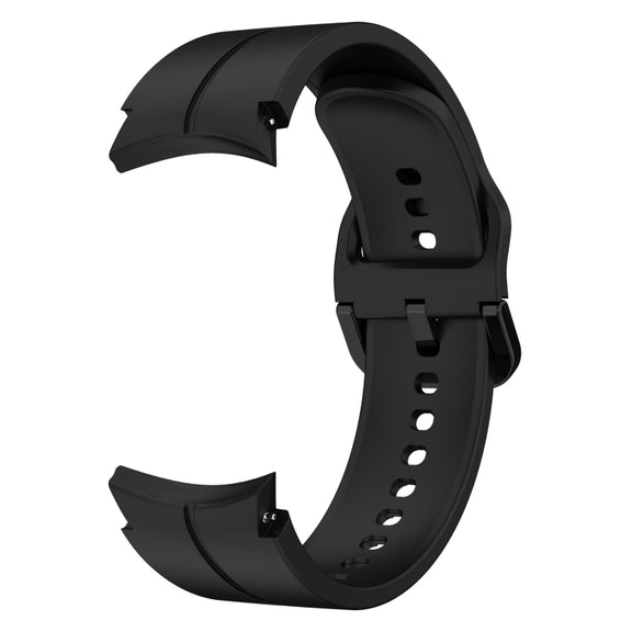 For Samsung Galaxy Watch 5 Pro 45mm Colorful Buckle Silicone Watch Band(Black)