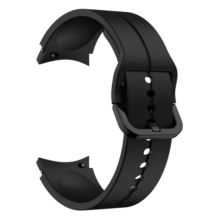 For Samsung Galaxy Watch 5 Pro 45mm Colorful Buckle Silicone Watch Band(Black)