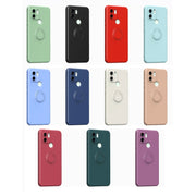 For Xiaomi Redmi A1 Ring Kickstand TPU Silicone Phone Case(Mint Green)
