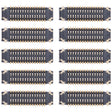 For Xiaomi Redmi 3 10pcs LCD Display FPC Connector On Motherboard - Others by PMC TechLife | Online Shopping South Africa | PMC TechLife