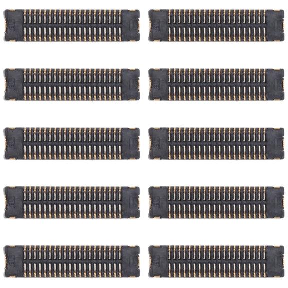 10pcs LCD Display FPC Connector On Motherboard For Xiaomi Mi 11 Lite 4G / Mi 11 Lite 5G / Mi 11 Lite 5G NE