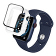 For Apple Watch SE 2023 40 mm / SE 2022 40mm imak PC Frame Case with Tempered Glass Film(White) - Watch Cases by imak