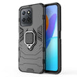 For Honor X8 5G Magnetic Ring Holder PC + TPU Phone Case(Black) - Honor Cases by PMC TechLife | Online Shopping South Africa | PMC TechLife
