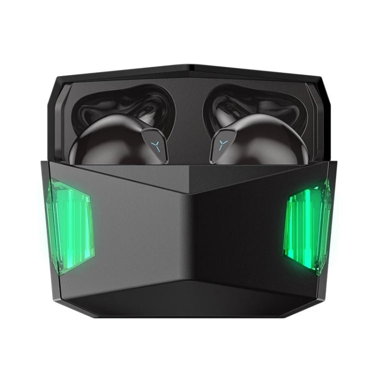 Lenovo GM5 TWS Bluetooth Wireless Sports Water-resistant Noise Reduction Gaming Earphone with Mic(Black)