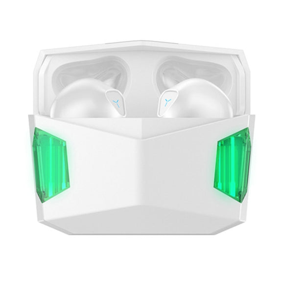 Lenovo GM5 TWS Bluetooth Wireless Sports Water-resistant Noise Reduction Gaming Earphone with Mic(White)