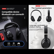 Lenovo TH10 Wireless Bluetooth Gaming Bass Music Sports Noise-cancelling Headphone(White)