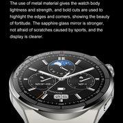 Ochstin 5HK46P 1.36 inch Round Screen Silicone Strap Smart Watch with Bluetooth Call Function(Black+Black)