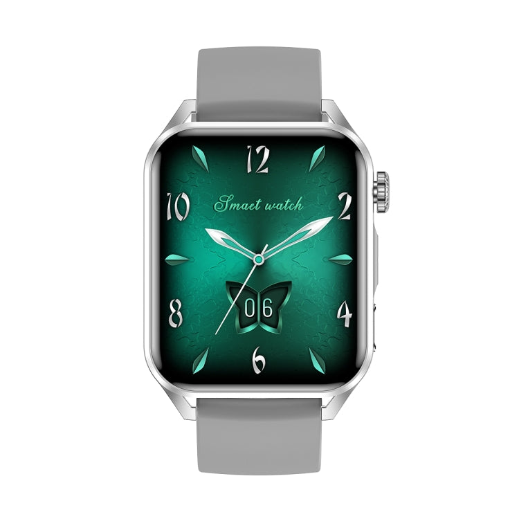 Ochstin 5HK28 1.78 inch Square Screen Silicone Strap Smart Watch Supports Bluetooth Call Function/Blood Oxygen Monitoring(Grey)
