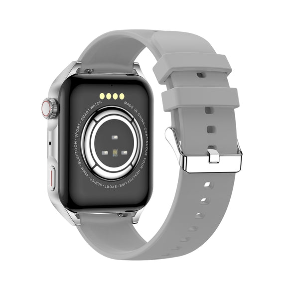 Ochstin 5HK28 1.78 inch Square Screen Silicone Strap Smart Watch Supports Bluetooth Call Function/Blood Oxygen Monitoring(Grey)