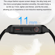 Ochstin 5HK28 1.78 inch Square Screen Silicone Strap Smart Watch Supports Bluetooth Call Function/Blood Oxygen Monitoring(Grey)