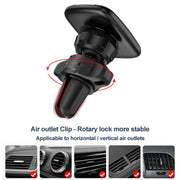 IMAK C5-F1 Magnetic Air Outlet Car Holder(Black)