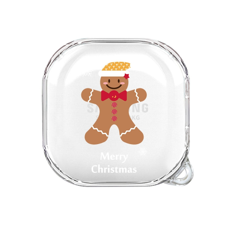 For Samsung Galaxy Buds Live Christmas Transparent TPU Earphone Case(Ragdoll)