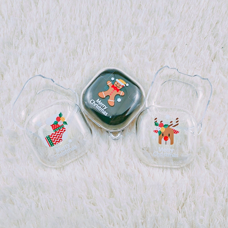For Samsung Galaxy Buds Live Christmas Transparent TPU Earphone Case(Ragdoll)