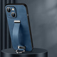 For iPhone 14 SULADA Cool Series PC + Leather Texture Skin Feel Phone Case(Blue) - iPhone 14 Cases by SULADA | Online Shopping South Africa | PMC TechLife | Buy Now Pay Later Mobicred