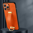 For iPhone 14 Pro SULADA Cool Series PC + Leather Texture Skin Feel Phone Case(Orange) - free shipping - PMC TechLife - Order now!