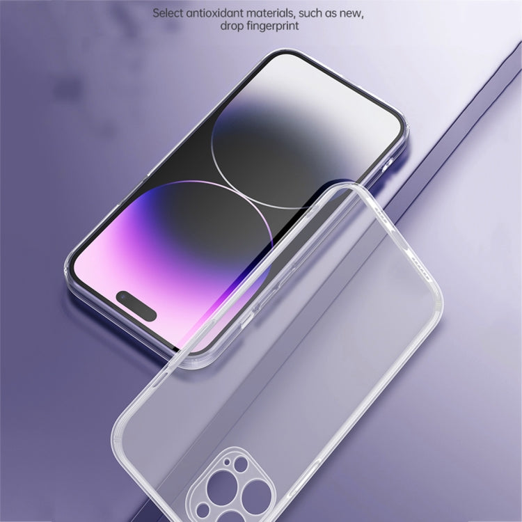 For iPhone 14 Pro SULADA Frosted Series Shockproof TPU Protective Case(Transparent)