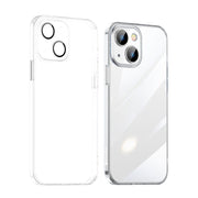 For iPhone 14 SULADA Crystal Steel Series TPU Transparent Phone Case(Transparent)