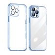 For iPhone 14 Pro SULADA Crystal Steel Series TPU Transparent Phone Case(Blue) - iPhone 14 Pro Cases by SULADA | Online Shopping South Africa | PMC TechLife | Buy Now Pay Later Mobicred