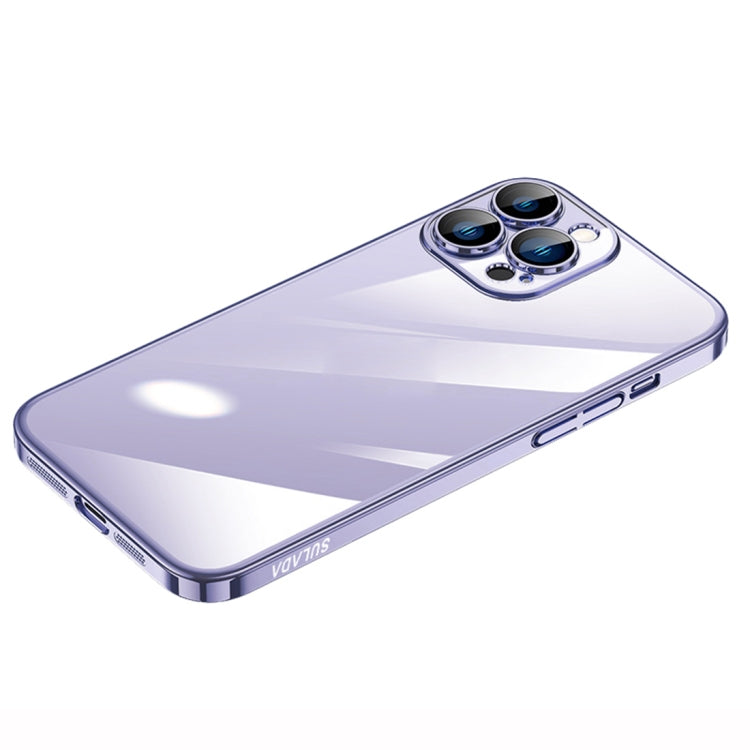 For iPhone 14 Pro Max SULADA Hard PC Shockproof Phone Case(Dark Purple)