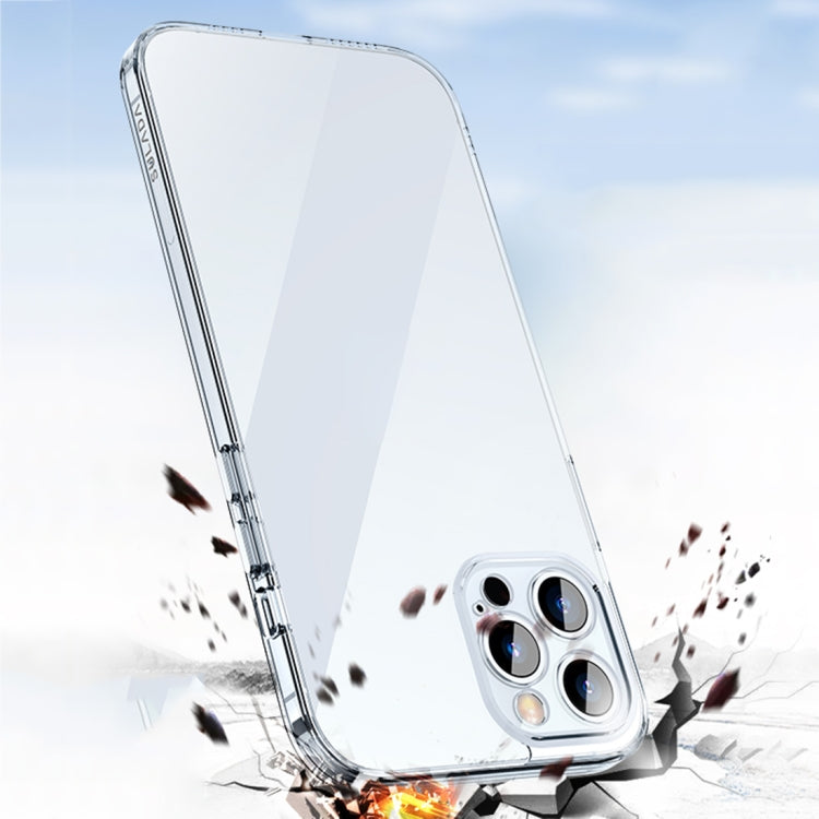 For iPhone 14 Plus SULADA Frosted Series Shockproof Transparent TPU Phone Case(Purple)