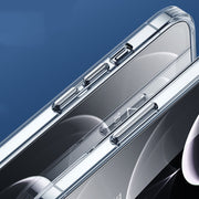 For iPhone 14 Plus SULADA Frosted Series Shockproof Transparent TPU Phone Case(White)