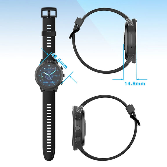 Rogbid Brave 2 1.45 inch TFT Screen Android 9.0 LTE 4G Smart Watch, Support Face Recognition(Black)