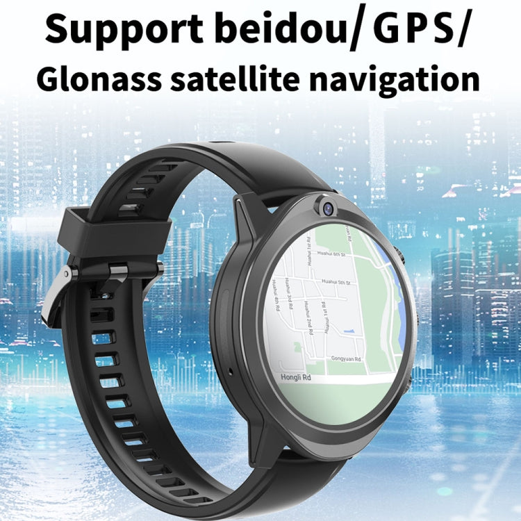 Rogbid Brave 2 1.45 inch TFT Screen Android 9.0 LTE 4G Smart Watch, Support Face Recognition(Black)