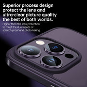 For iPhone 14 SULADA Metal Frame + Nano Glass + TPU Phone Case(Green)